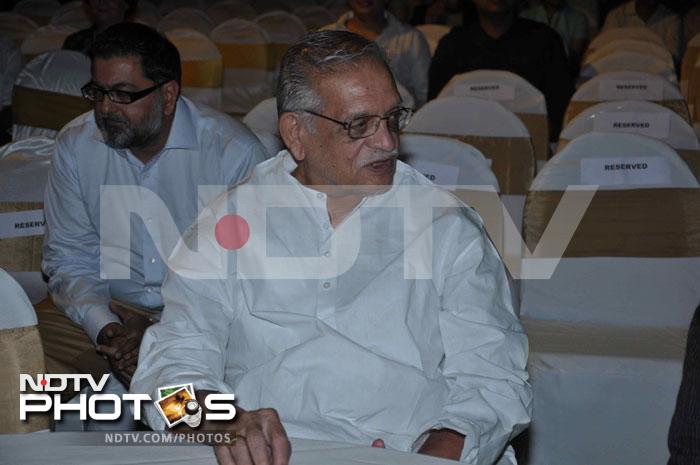 Lyrical genius Gulzar was there, as well.