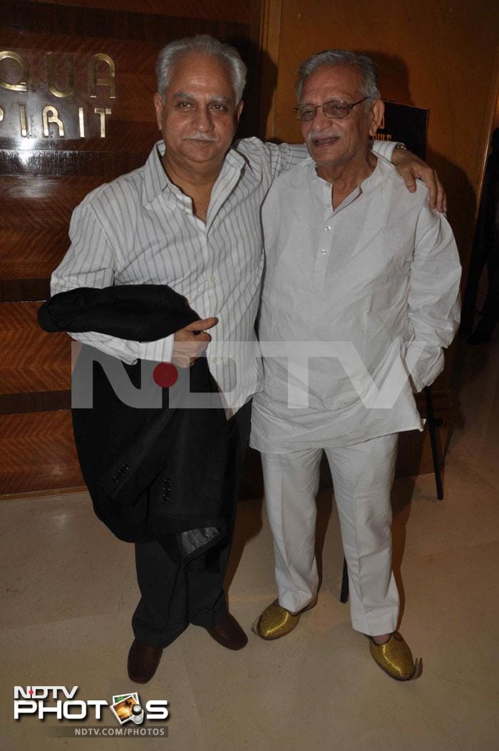 A meeting of two brilliant minds with <i>Sholay</i> director Ramesh Sippy and Oscar-winning lyricist, Gulzar.