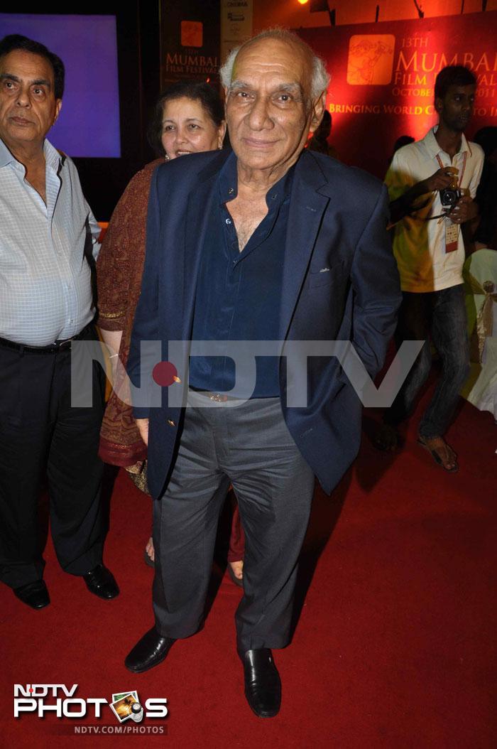 No film event can be complete without Bollywood's most beloved director, Yash Chopra.