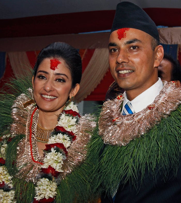 Fresh pics of Manisha Koirala\'s wedding