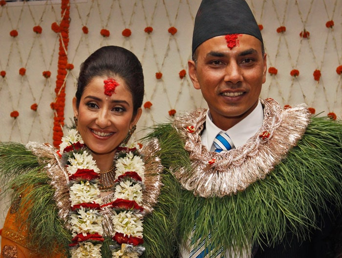 Fresh pics of Manisha Koirala\'s wedding