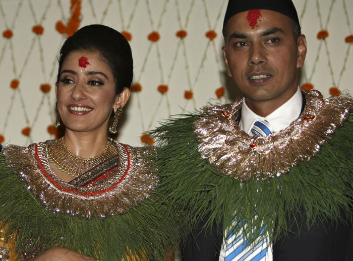Fresh pics of Manisha Koirala\'s wedding
