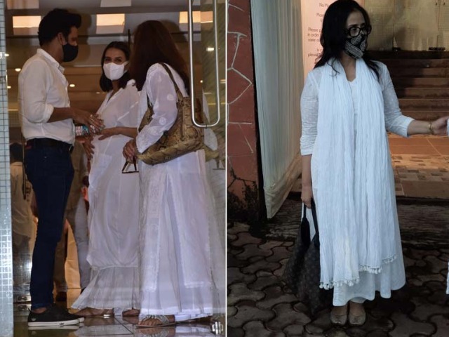 Manoj Bajpayee, Neha, Manisha Koirala At Pradeep Guha's Prayer Meet