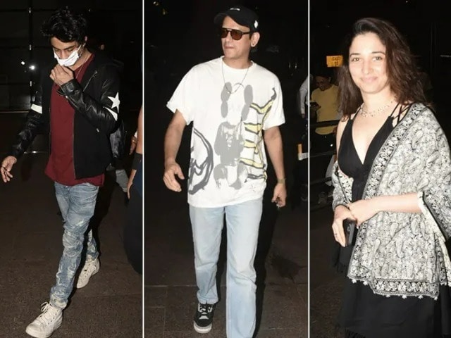 Photo : Spotted Diaries: मुंबई एयरपोर्ट पर नज़र आए आर्यन खान, तमन्ना भाटिया, विजय वर्मा समेत कई बॉलीवुड सेलेब्स