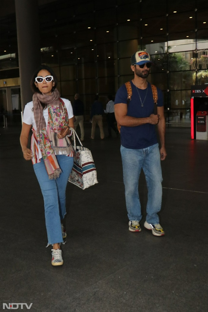 मुंबई एयरपोर्ट पर नज़र आए शाहिद कपूर-मीरा राजपूत, आमिर खान, नयनतारा-विग्नेश शिवन समेत कई सेलेब्स