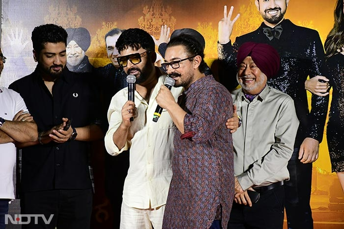 गिप्पी ग्रेवाल की फिल्म 'कैरी ऑन जट्टा 3' के ट्रेलर लॉन्च में नज़र आए आमिर खान, कपिल शर्मा समेत कई स्टार्स