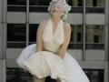 Marilyn Monroe's risqué statue unveiled