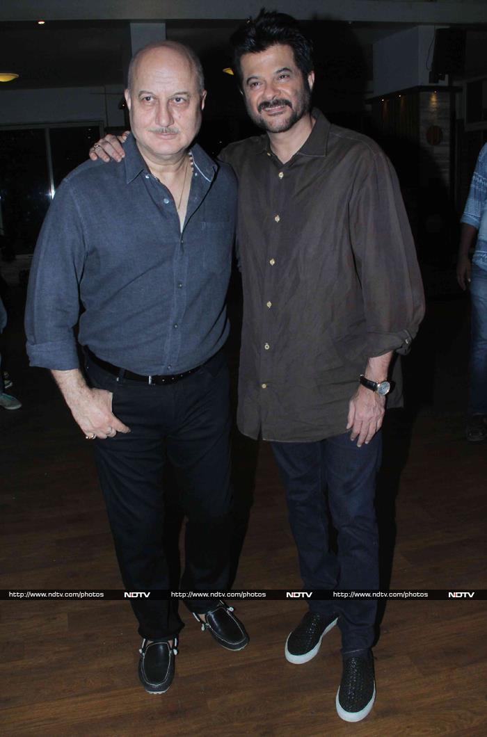 Mr Kher's <i>Lamhe</i> co-star Anil Kapoor also attended the show.