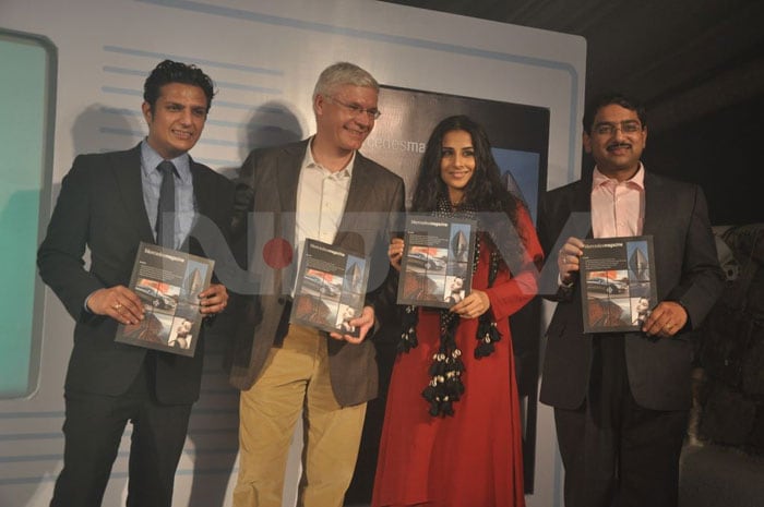 Vidya Balan unveils Mercedes magazine