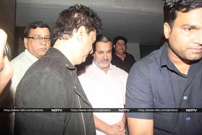 Meanwhile, Salman's <I>Andaz Apna Apna</i> co-star Aamir Khan, who hosted a Christmas dinner, was photographed outside his residence in Mumbai on Friday.