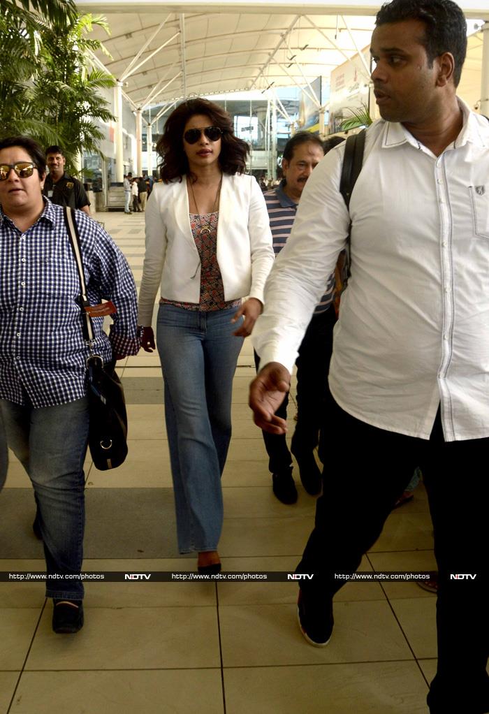 Airport Alert: Bipasha, Jacqueline Leave for Malaysia, Priyanka Comes Home