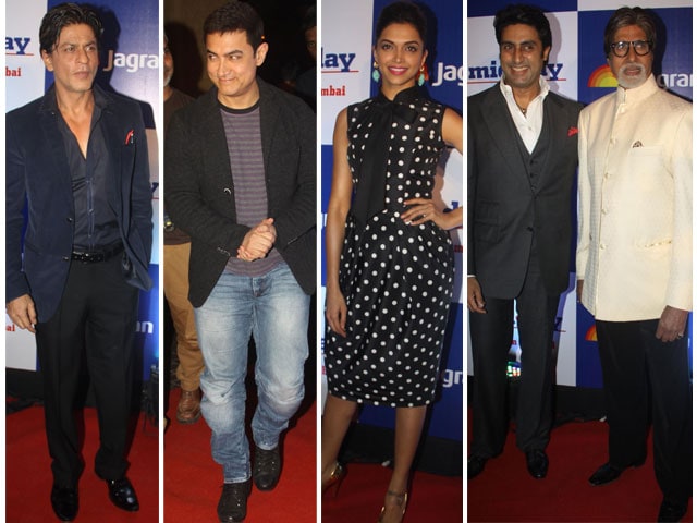 Photo : SRK, Aamir, Deepika, Bachchans: a party crowded with stars