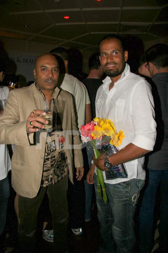 Yusuf Pathan at the IPL Nights after party.