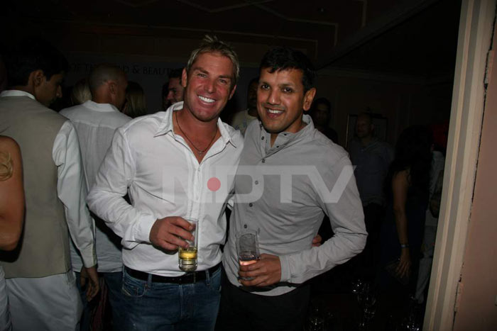 Shane Warne at the IPL Nights after party