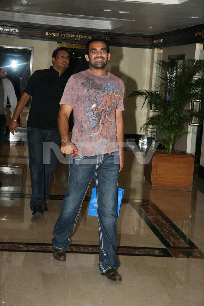 Zaheer Khan at the IPL Nights after party.