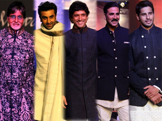 Photo : Famous five: Big B, Ranbir, Farhan, Akshay, Sidharth are Mijwan's Men