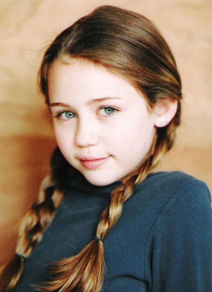 miley cyrus as a 10 year old