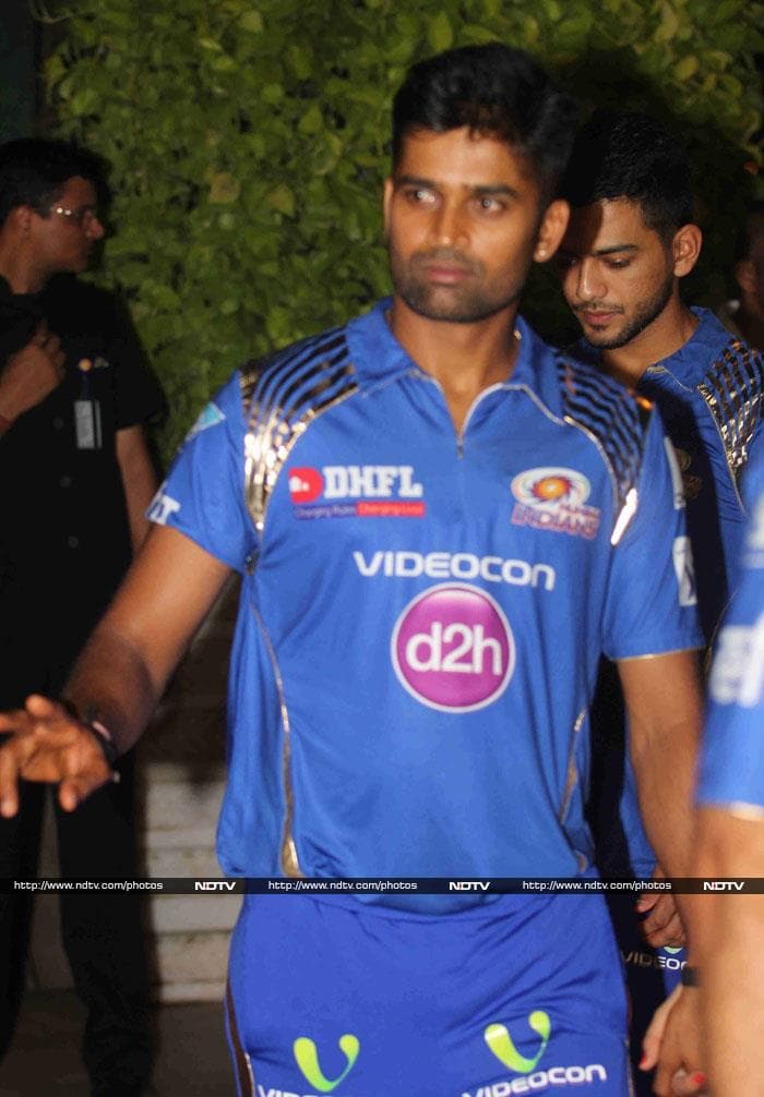 Mumbai Indian pacer Vinay Kumar walked down to the house.