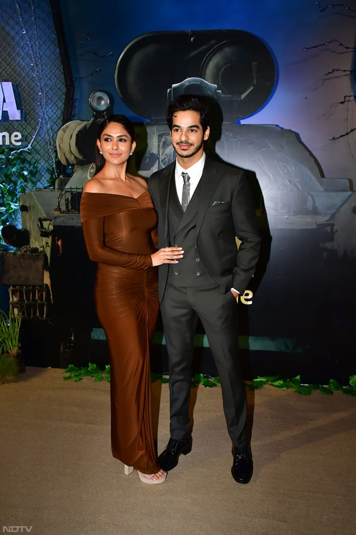 Mrunal Thakur and Ishaan Khatter pictured at their film <i>Pippa</i>'s screening. (Image courtesy: Varinder Chawla)