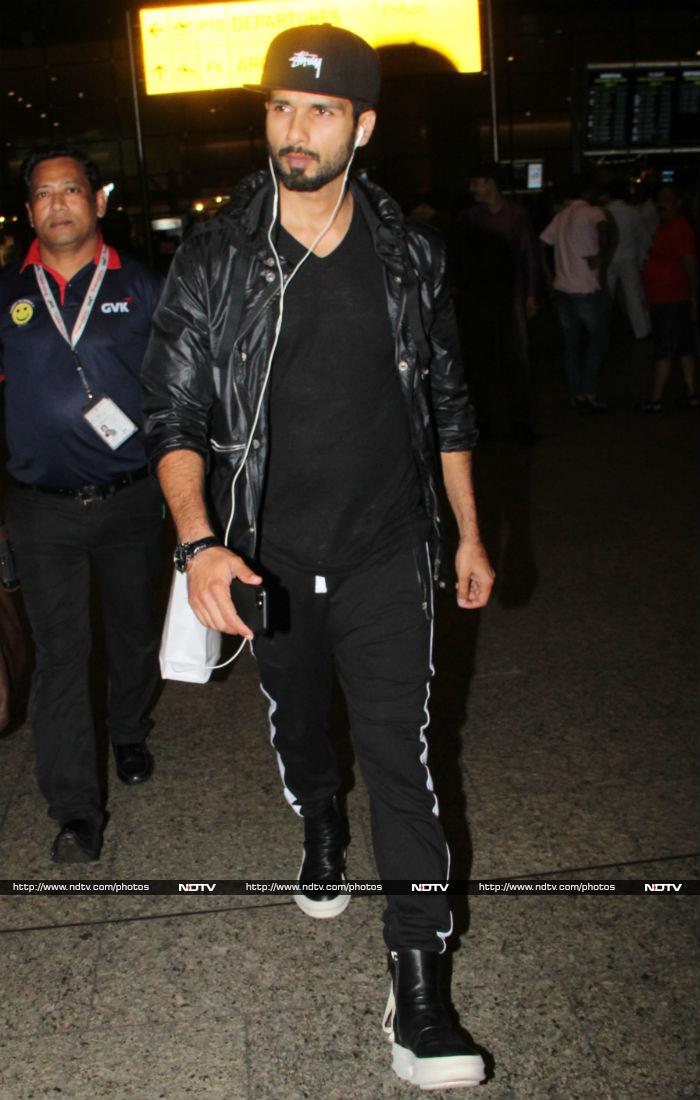 Shahid Kapoor Returns From IIFA. Excited, Misha Received Her Dad