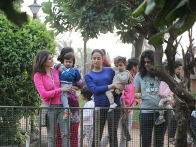 Misha's Play Date With Mom Mira