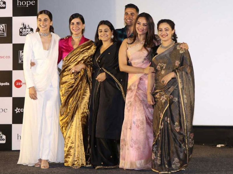 अक्षय कुमार की 'मिशन मंगल' का ट्रेलर लॉन्च, अनोखे अंदाज में नजर आए सितारे