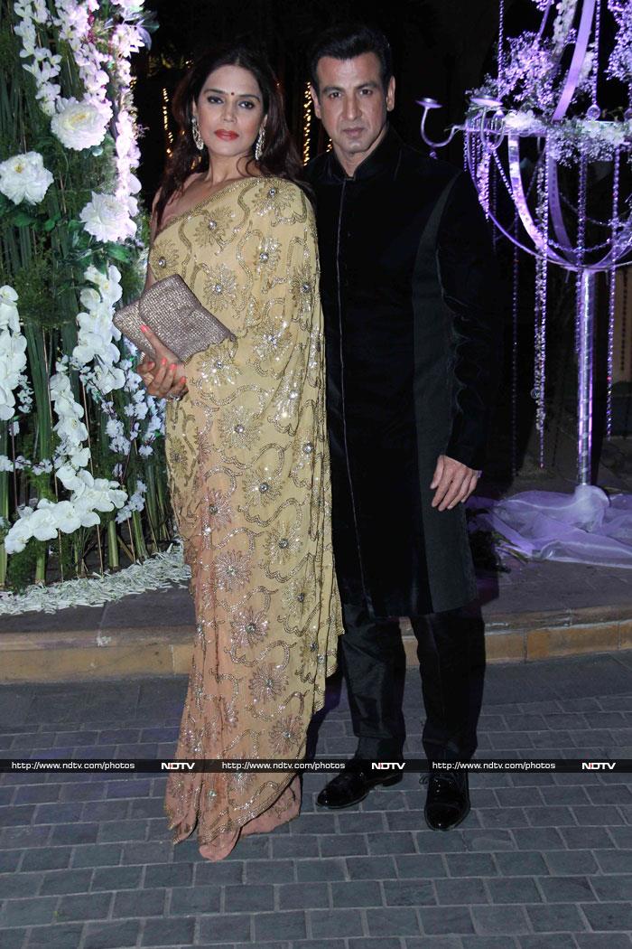 Rohit Roy and his wife Mansi were also invited to the do.