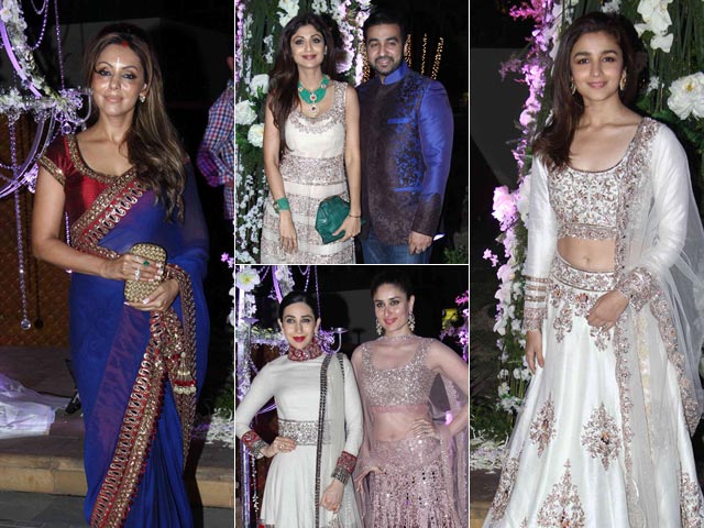 Bollywood Glitters at <i>Sangeet Ceremony</i> of Manish Malhotra's Niece