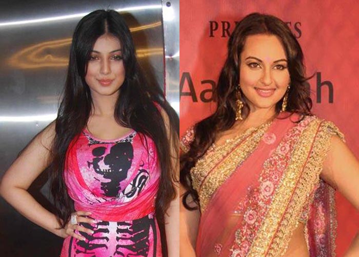 Ayesha, Sonakshi paint the town pink