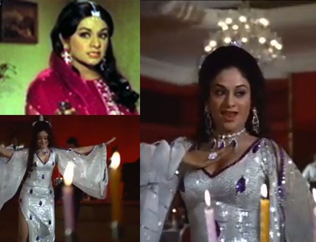 Armed and Dangerous:  Aruna Irani is Neelam, Shashi Kapoor's partner in crime and a rival for his affections in Fakira