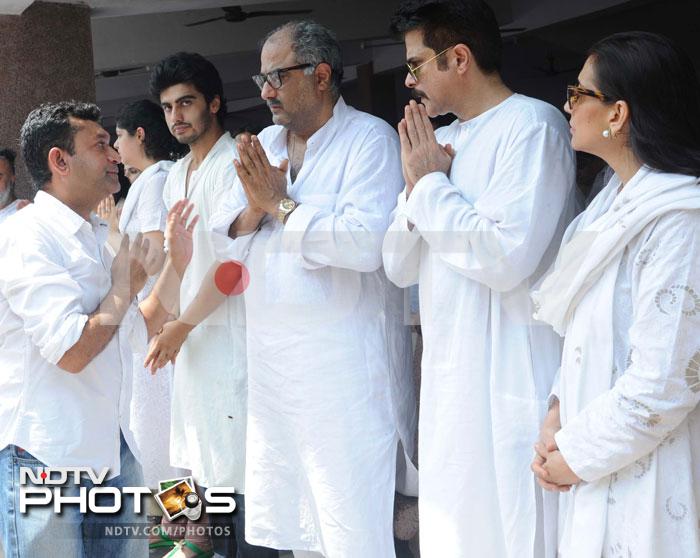 Ken Ghosh with Arjun, Boney, Anil and Sunita.