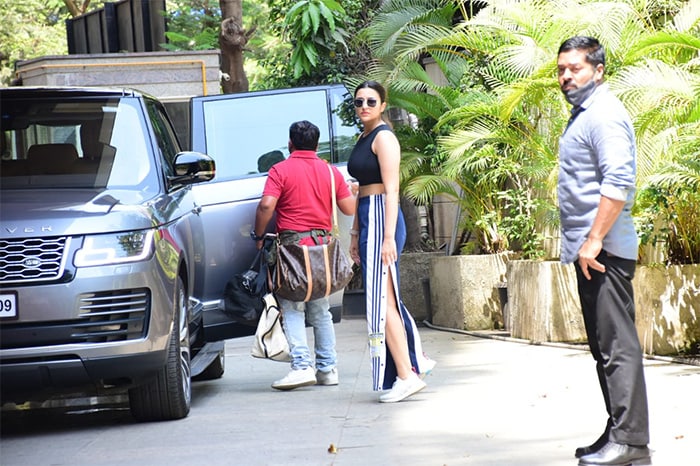 Parineeti Chopra was spotted at Bandra.