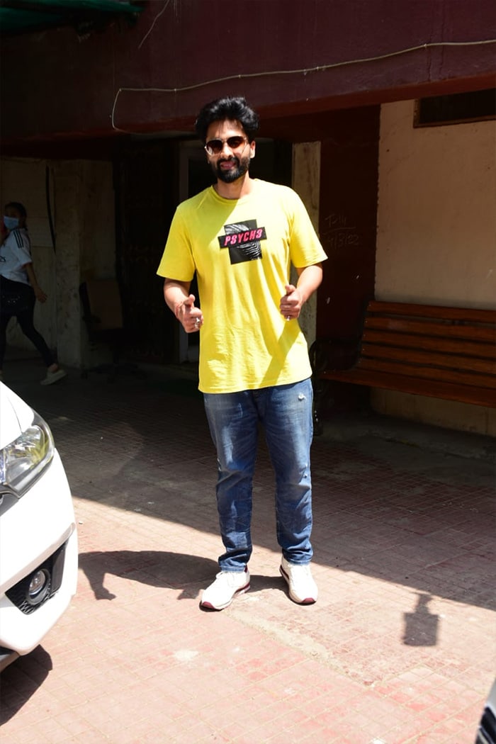 Producer Jackky Bhagnani was snapped outside Pilates.