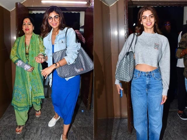 Photo : Movie Time For Shilpa Shetty, Khushi Kapoor And Others