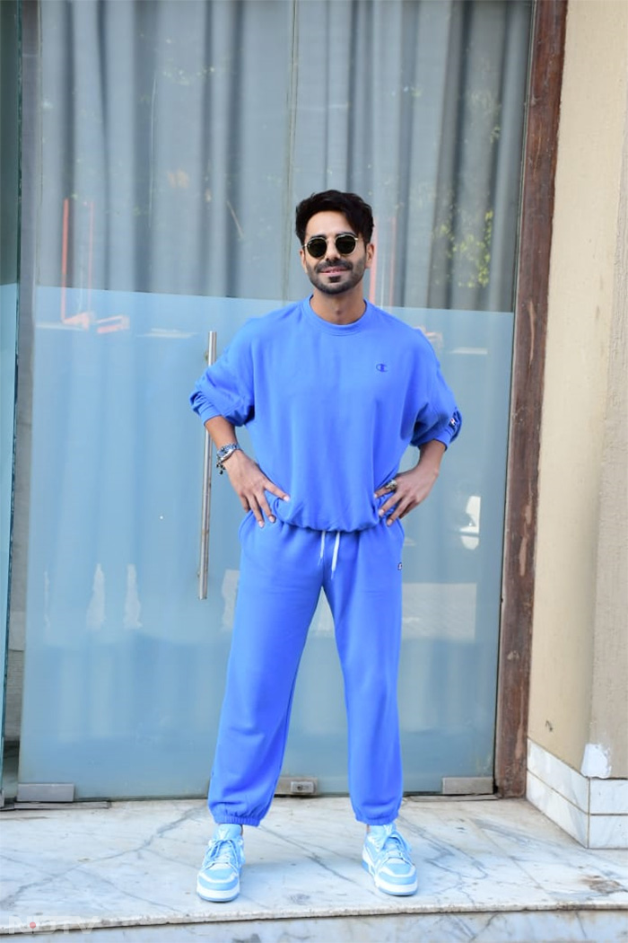 <i>Jubilee</i> actor Aparshakti Khurana was also pictured during the film promotions.  (Image courtesy: Varinder Chawla)