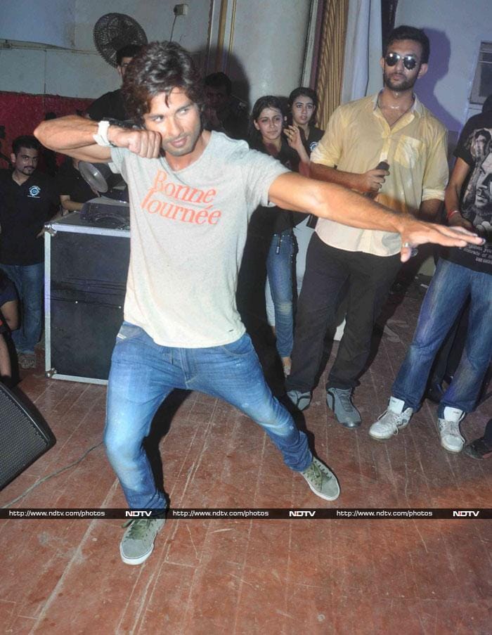 Into the groove: Shahid Kapoor
