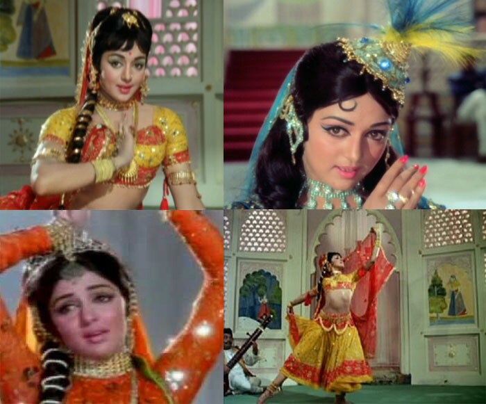 Dream Girl Hema Malini brings it on in <i>Sharafat Chhod Di Maine</i> from <i>Sharafat</i>.