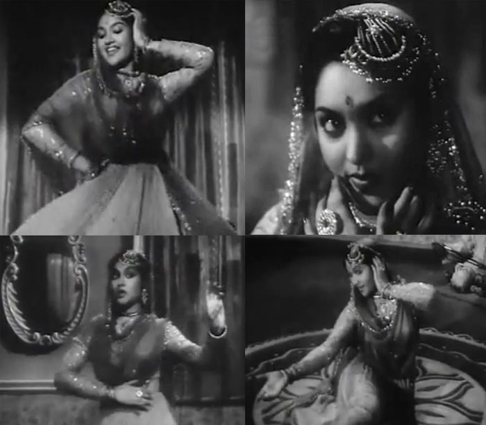 Vyjayanthimala was picture perfect in <i>Ab Aage Teri Marzi</i> as Chandramukhi in 1955's <i>Devdas</i>.