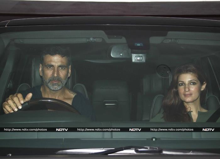 Akshay Drives Twinkle to One Party, the Mehras Head to Another