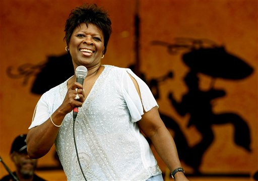 Irma Thomas performs during the 2006 New Orleans Jazz and Heritage Festival in New Orleans. Though Thomas' latest CD is titled After the Rain, only one song on the album directly invokes the tragedy that befell her hometown of New Orleans after Hurricane Katrina hit. Thomas says she didn't want to make an album that wallowed in the suffering that she endured since the disaster.