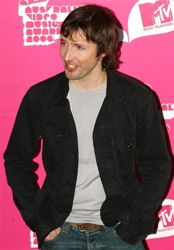 British singer James Blunt arrives for the MTV Australia Music Video Awards in Sydney, Australia.