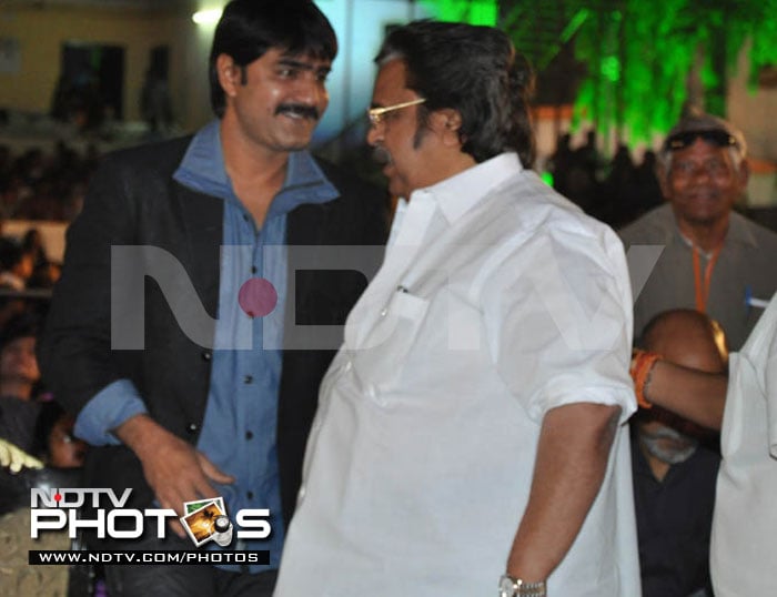 Srikanth and Dasari Narayana Rao at the event.