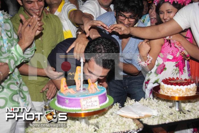Television stars at Nandish\'s Birthday Bash