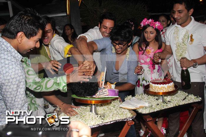Television stars at Nandish\'s Birthday Bash