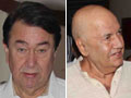 Bollywood's legends at Navin Nischol's prayer meet Bollywood's legends at Navin Nischol's prayer meet