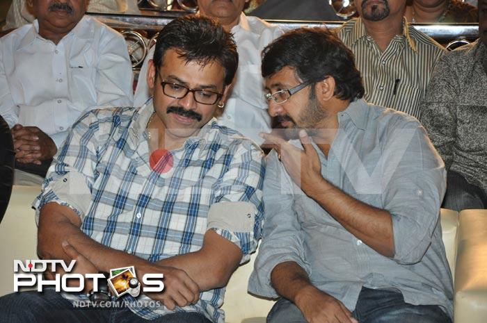 Venkatesh, Gopichand at the music launch of <i>Neeku Naaku Dash Dash</i>