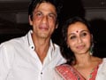 Photo : SRK, Rani, Ash at Neelam's reception