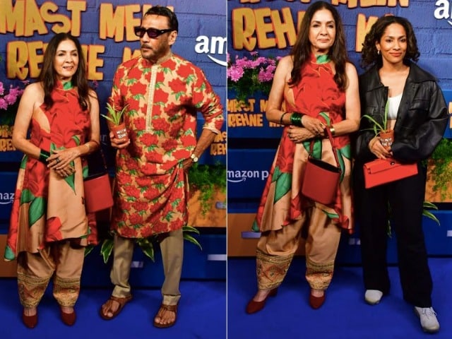 Photo : Neena Gupta, Jackie Shroff And Masaba Gupta At Mast Mein Rehne Ka Screening