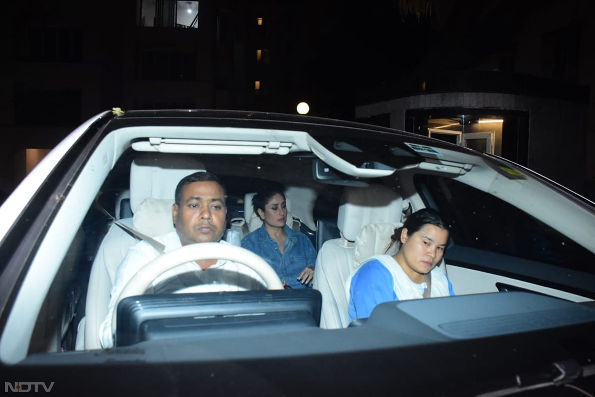 Kareena Kapoor was pictured arriving at the party. (Image courtesy: Varinder Chawla)