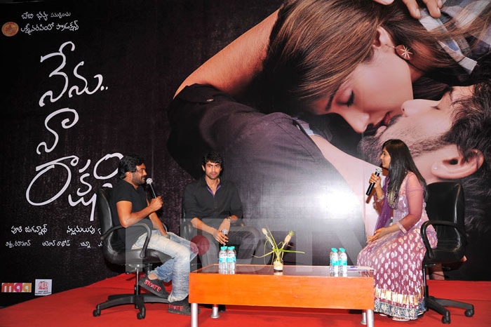 Puri Jagannadh and his lead actor Rana Daggubati take to the stage.